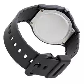 Casio Men’s Quartz Watch – Black Dial, 3-Year Battery, Resin Strap